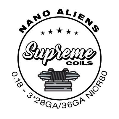 Supreme Coils Nano Aliens -(3*28Ga/36Ga Nicr80)