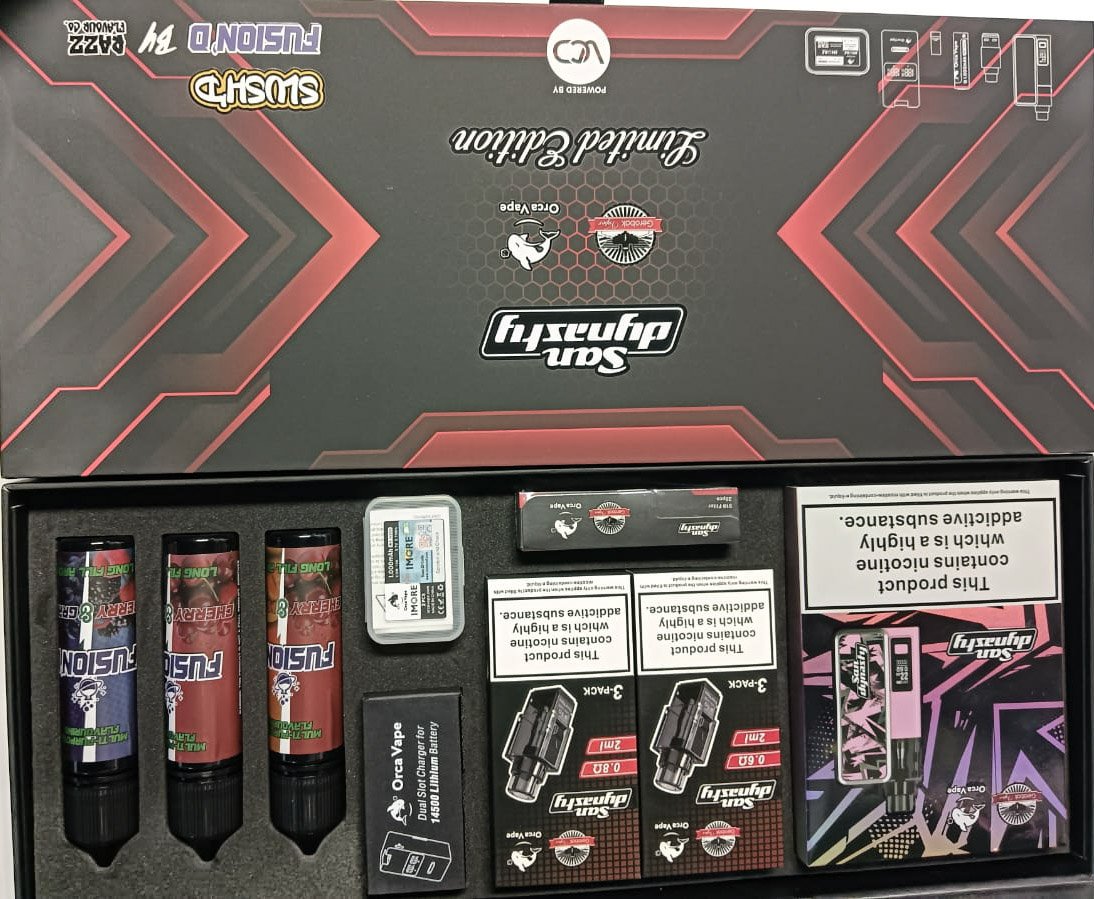 Orca Vape San Dynasty Gift Pack Box