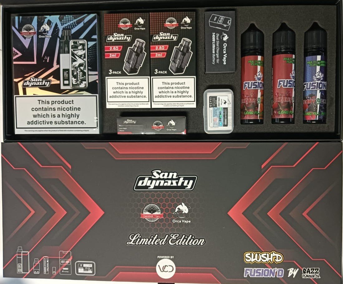 Orca Vape San Dynasty Gift Pack Box