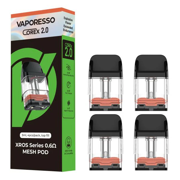 Vaporesso Xros Series 0.6 Ohm Mesh Pod 4Pc/Pack