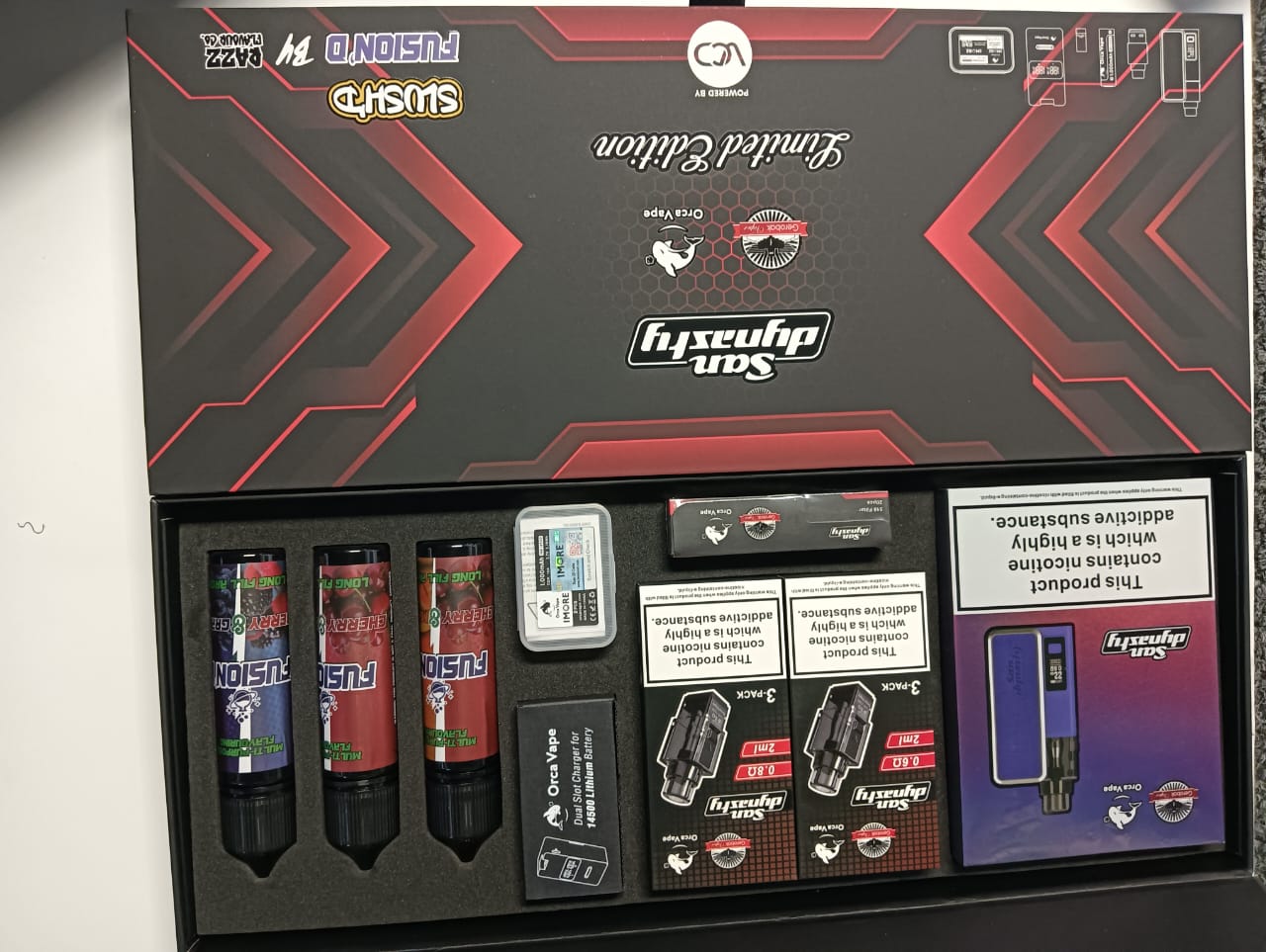 Orca Vape San Dynasty Gift Pack Box