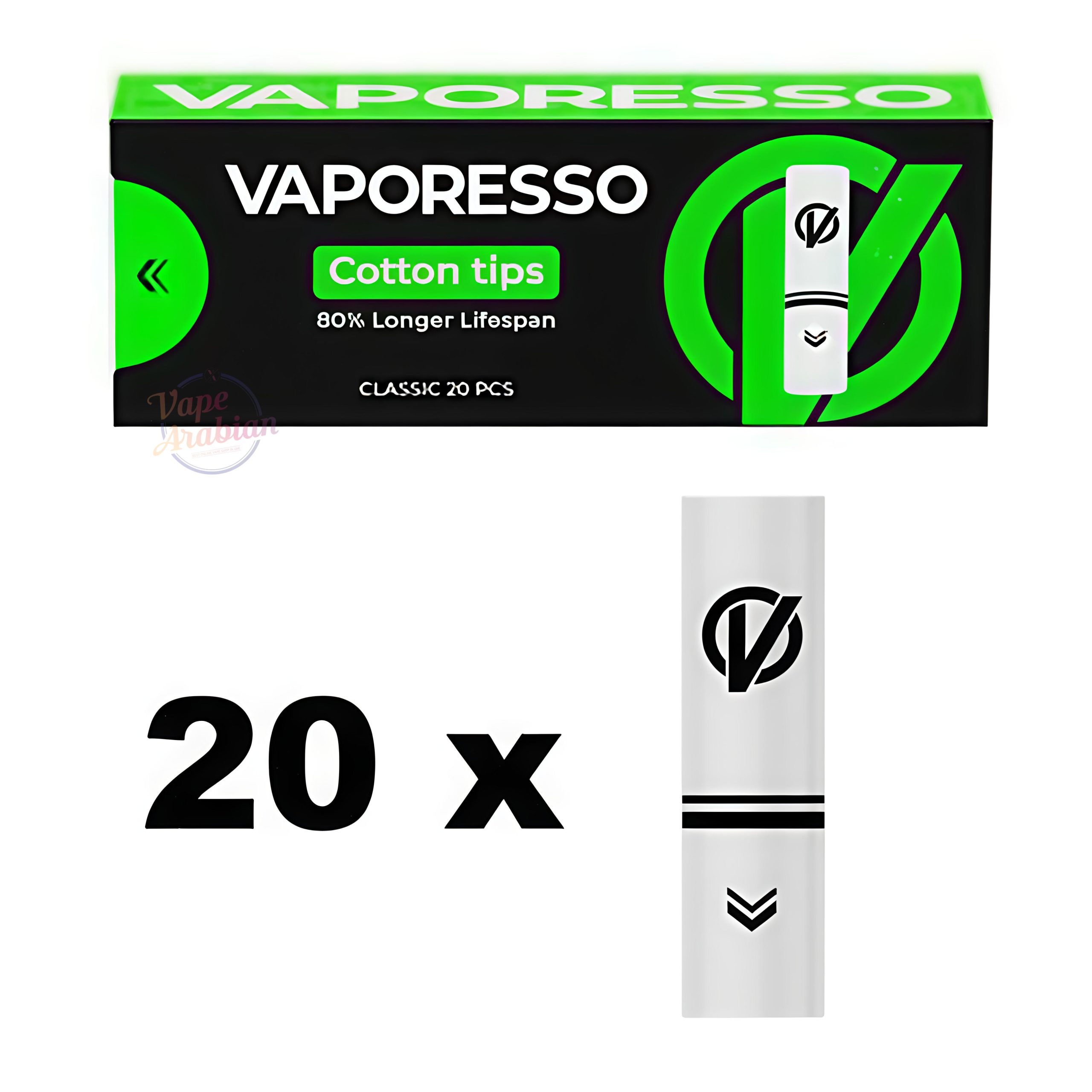 Vaporesso Eco One Filter Drip Tip (Cotton 20Pcs/Pack)