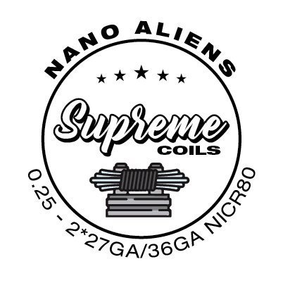 Supreme Coils Nano Aliens -(2*27Ga/36Ga Nicr80)